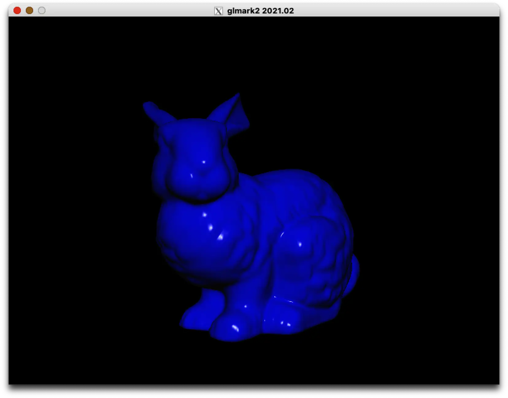 The final Phong shaded bunny