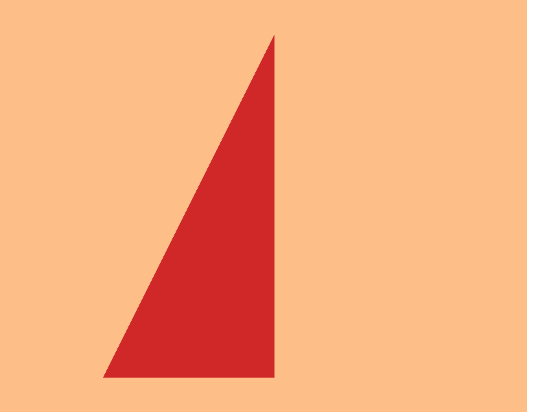 A triangle rendered on the M1 with open-source code